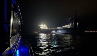 cargo ship aground