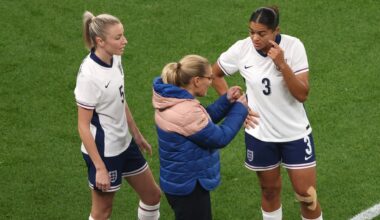 Leah Williamson Sarina Wiegman Jess Carter England Women 2024