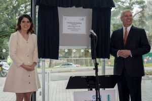  Prince Andrew, Duke of York and Princess Eugenie of York during a visit to the Royal National Orthopaedic Hospital to open the new Stanmore Building on March 21, 2019 in Stanmore, Greater London. (Photo by David Mirzoeff - WPA Pool/Getty Images)