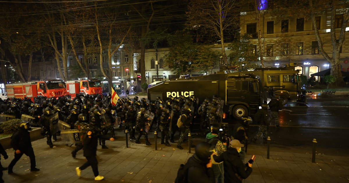 Unprecedented protests sweep Georgia after government scraps EU bid – POLITICO