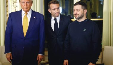 Zelenskyy and Trump hold first post-reelection meeting with Macron in Paris – POLITICO