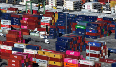 The trade deficit is up. But economists aren't too concerned.