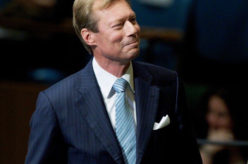 "It has been a quarter of a century of challenges, opportunities and hopes for a better future: of technological and economic progress, of social change, but also of many conflicts," Grand Duke Henri (seen in 2012 in New York City) said Tuesday during his Christmas Eve speech. File Photo By Monika Graff/UPI