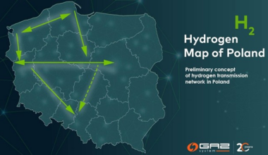 Hydrogen map of Poland