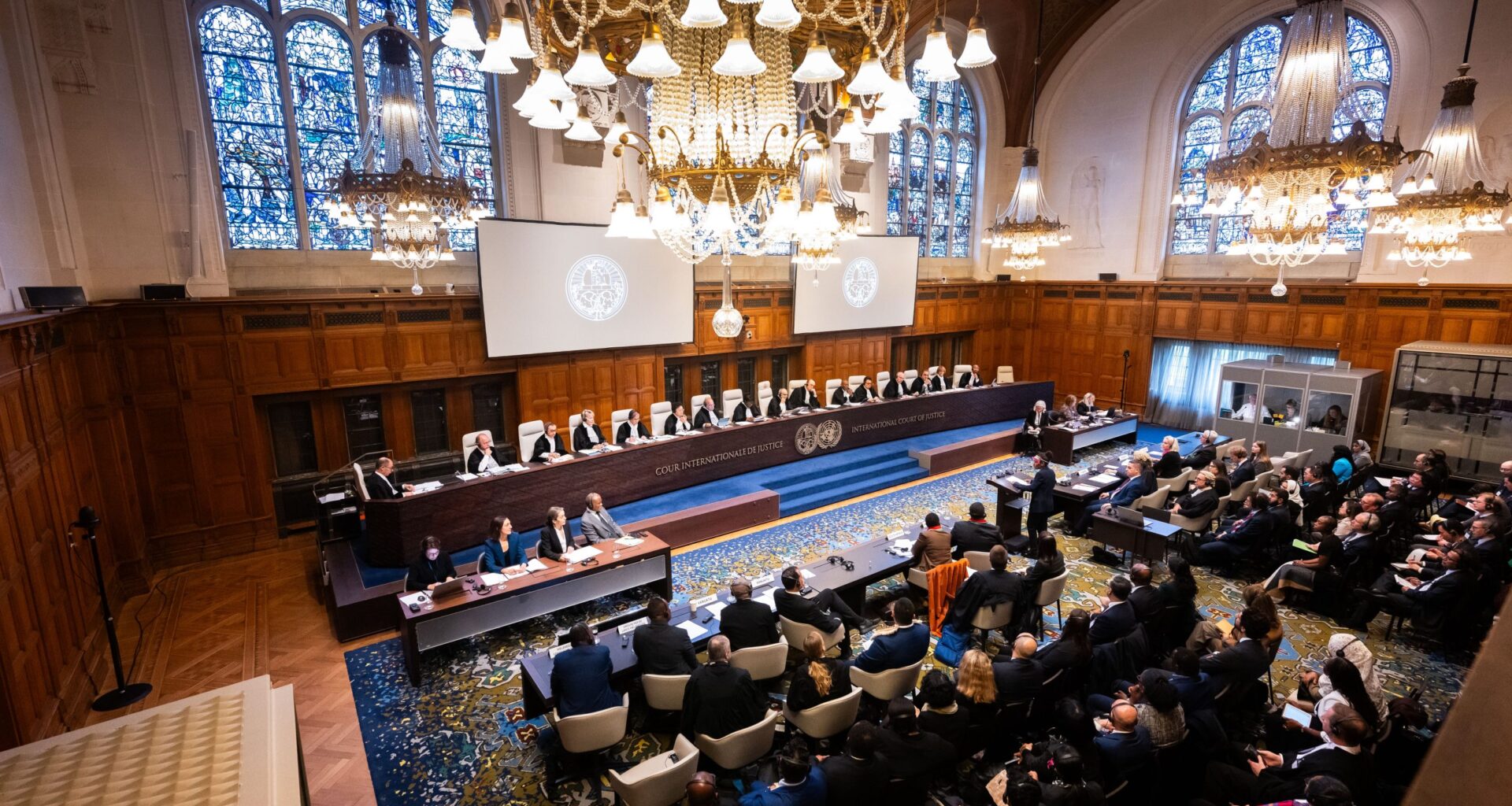 Public hearings at the International Court of Justice in The Hague on the request for an advisory opinion on the Obligations of States in respect of Climate Change, December 2024