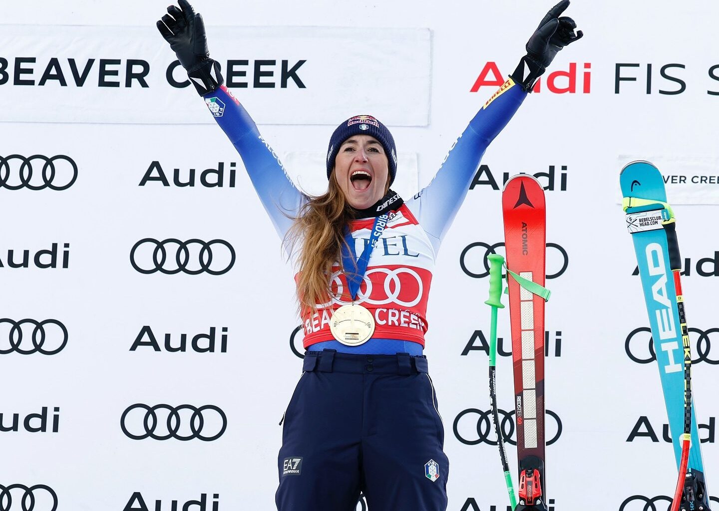 Italy’s Sofia Goggia Claims Victory in Super-G with a Little Help from Friend Lindsey Vonn at World Cup in Beaver Creek, CO