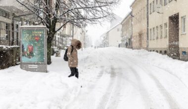 Part of Croatia was hit by a strong Snow Wave