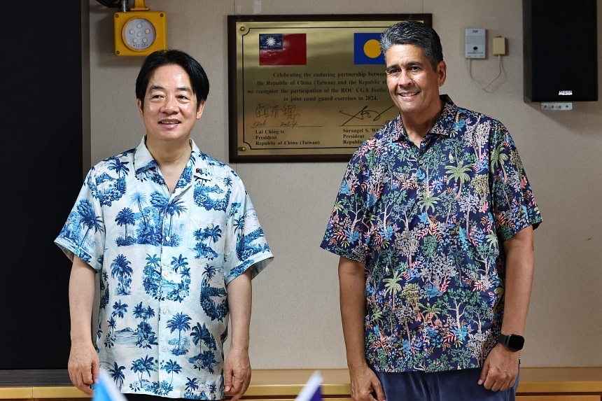 Taiwan’s Lai visits Palau as China fumes over Pacific tour