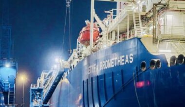 Prometheas has set sail to Cyprus