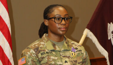 Soldier awarded Purple Heart in wake of Tower 22 drone attack