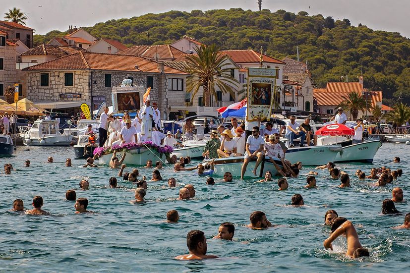 300-year-old tradition held in the Croatian coastal town of Rogoznica