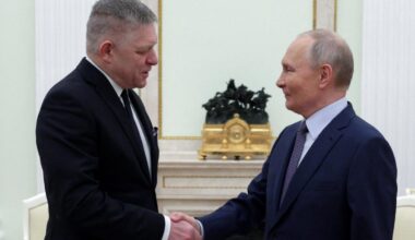 Slowakischer Premier Robert Fico besucht Putin in Moskau