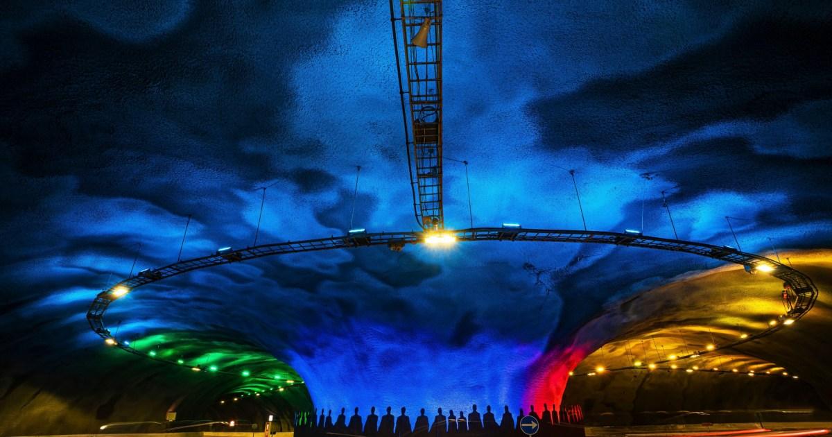 Inside the world's only underwater roundabout between Scotland and Iceland | News UK