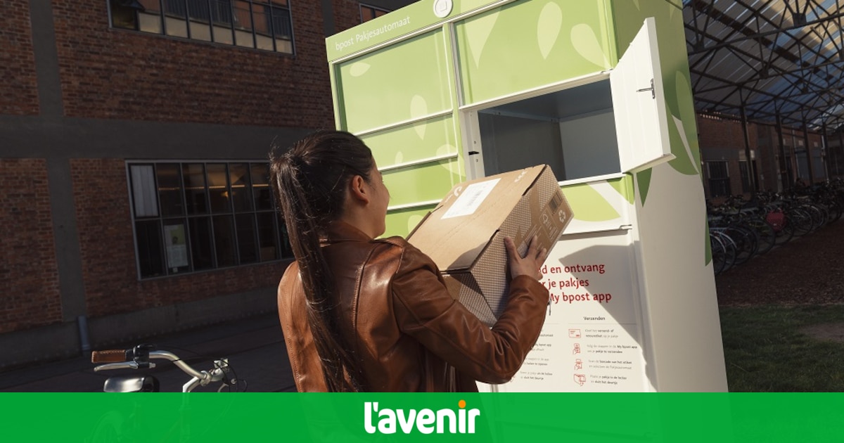 Charleroi : vingt "distributeurs de colis" bpost, qui prévoit d'arriver à 2500 points en Belgique en 2025