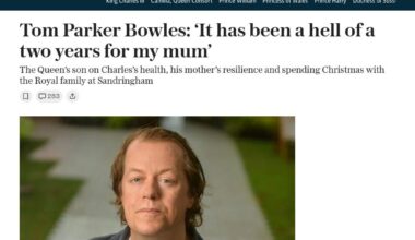 Tom Parker Bowles: ‘It has been a hell of a two years for my mum’