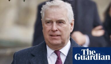 Prince Andrew to miss royal family’s traditional pre-Christmas lunch