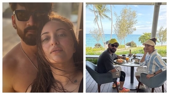 Sonakshi Sinha and her husband Zaheer Iqbal exuded couple goals as they vacationed in Australia, embracing both the cool and wild side on their trip. Lounging by the sea to explore the sea; they tried everything. (Instagram)