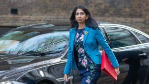 London, United Kingdom - November 22 2022: UK Homer Secretary Suella Braverman is seen in Downing Street.