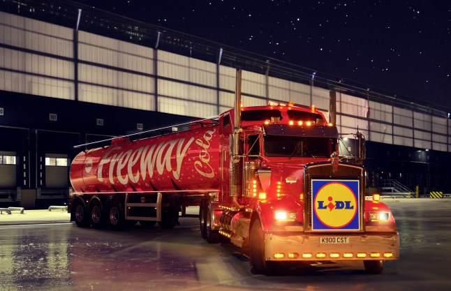 Lidl's Christmas Cola Truck