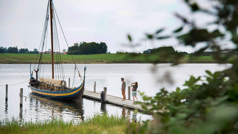 The Viking Museum Ladby is set on a fjord near Odense.