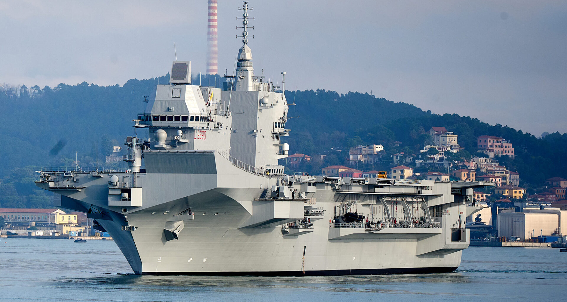 Italian Navy Commissions New Landing Helicopter Dock Trieste