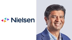 Nielsen logo and Karthik Rao