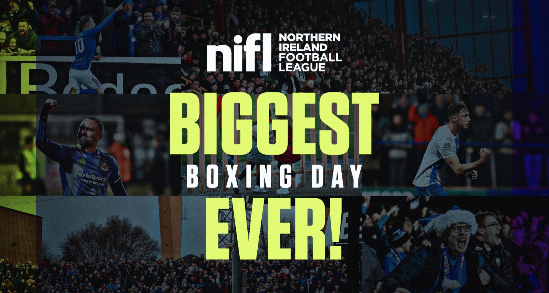 Over 22,000 attend NIFL matches on Boxing day. NIFL’s best attended day on record