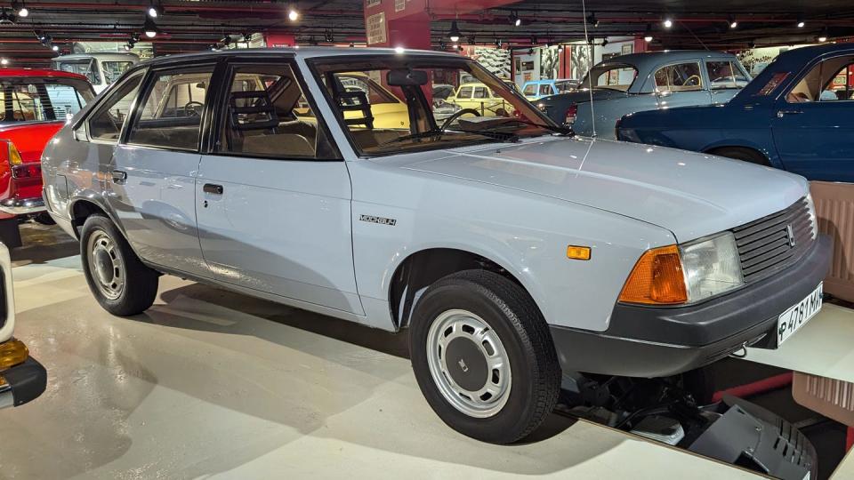 moskvitch 2141 hatchback at retro museum in varna bulgaria