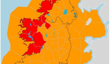 Beware - Weather warning in place for three days with amber issued on Saturday