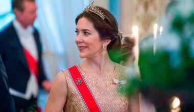 Queen Mary of Denmark stuns in red dress as she reflects on first year as queen