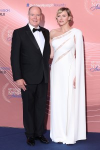 MONACO, MONACO - JUNE 18: (EDITOR'S NOTE : NO TABLOIDS WEB & PRINT, NO DAILY MAIL, NO DAILY MAIL GROUP, NO VOICI, NO CLOSER) Albert II, Prince of Monaco and Charlene, Princess of Monaco attend the closing ceremony during the 63rd Monte-Carlo Television Festival on June 18, 2024 in Monaco, Monaco. (Photo by Pascal Le Segretain/Getty Images)