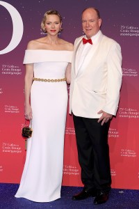 MONACO, MONACO - JULY 19: (EDITOR'S NOTE: NO TABLOIDS WEB & PRINT, NO DAILY MAIL, NO DAILY MAIL GROUP, NO VOICI, NO CLOSER) Charlene, Princess of Monaco and Albert II, Prince of Monaco attend the 75th Monaco Red Cross Ball on July 19, 2024 in Monaco, Monaco. (Photo by Pascal Le Segretain/Getty Images)