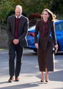SOUTHPORT, ENGLAND - OCTOBER 10: Prince William, Prince of Wales and Catherine, Princess of Wales arrive for a visit to Southport Community Centre on October 10, 2024 in Southport, England. Earlier this year, Bebe King (6), Elsie Dot Stancombe (7) and Alice da Silva Aguiar (9) died after a mass stabbing at a children's Taylor Swift-themed dance class on July 29 in the Merseyside town of Southport.(Photo by Danny Lawson - WPA Pool/Getty Images)