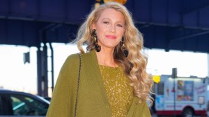 Blake Lively is seen on October 18, 2024 in New York City