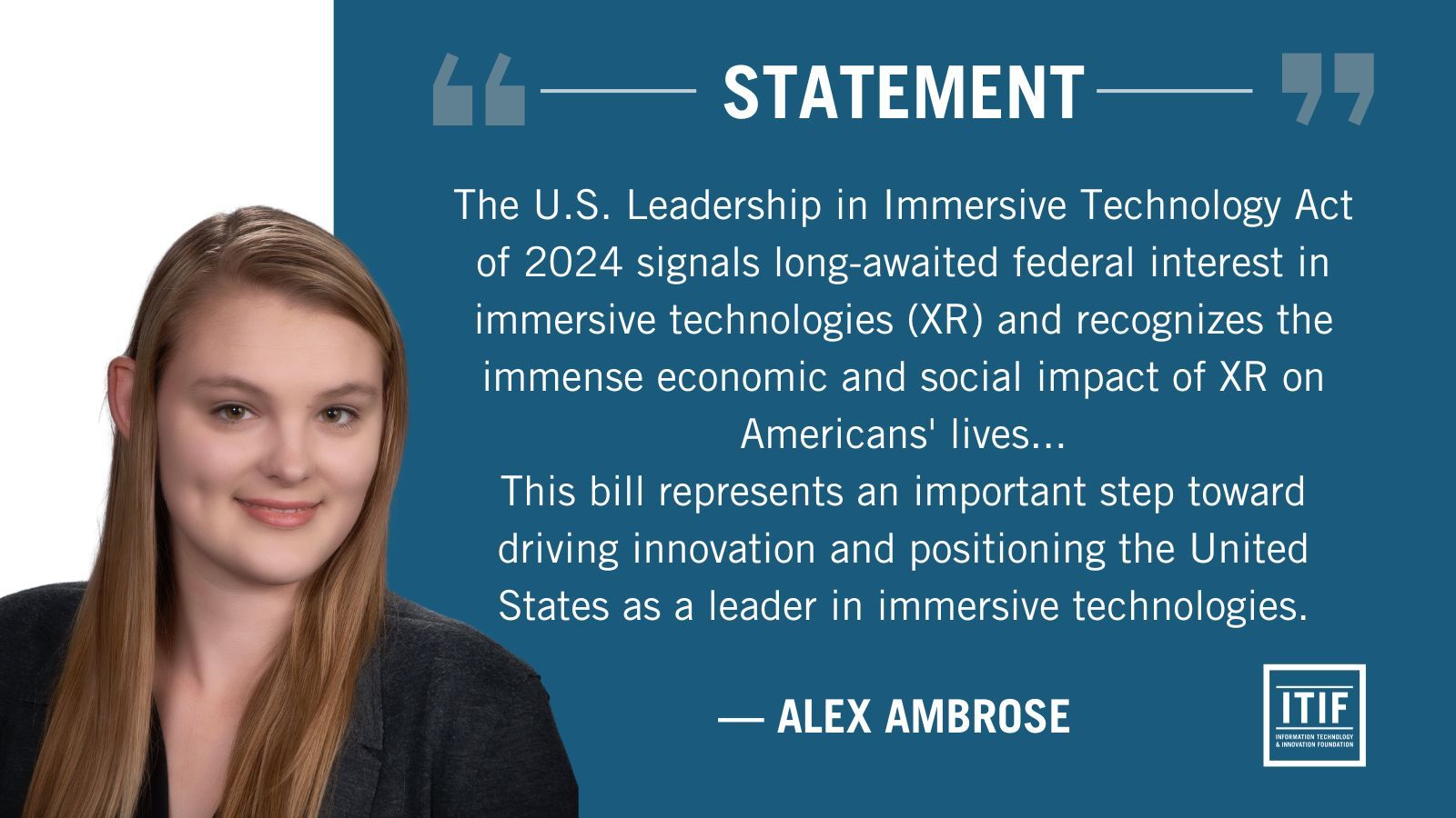 New Legislation Could Help Position US as Global Leader in Immersive Technology, Says ITIF