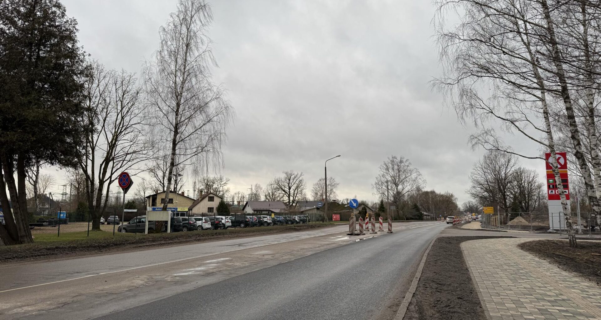 Miera ielas pārbūves zonā – tehnoloģiskais pārtraukums