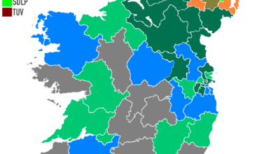 All Ireland political map 2024 (corrected, allegedly)