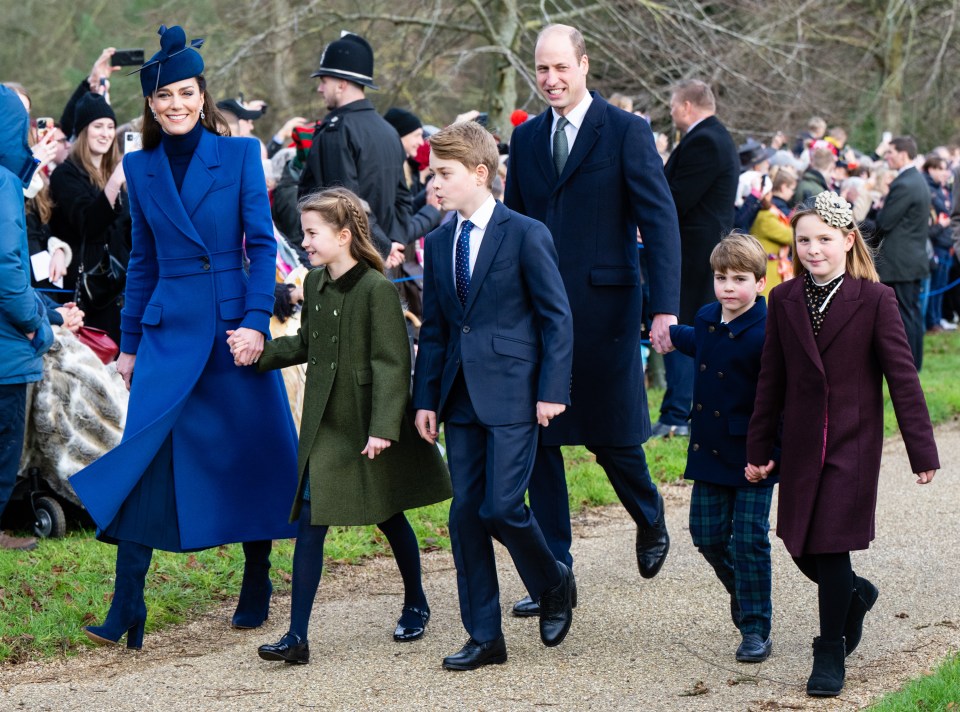 The royal family typically open gifts on Christmas Eve and head to church on Christmas Day