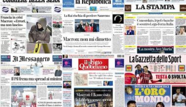 Le prime pagine dei quotidiani di oggi 6 dicembre: la rassegna stampa