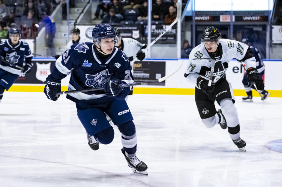 Pavel Simek of the Rimouski Océanic<p>Photo: Iften Redjah</p>