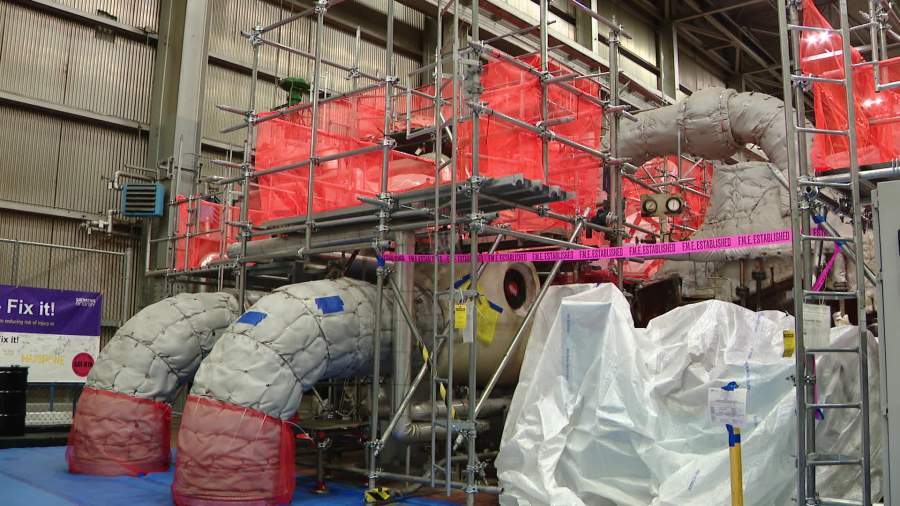 Inside the Holtec Palisades nuclear power plant in Covert Township on Dec. 11, 2024.