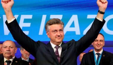 Prime Minister Andrej Plenkovic won a third term of office in April (Damir SENCAR)