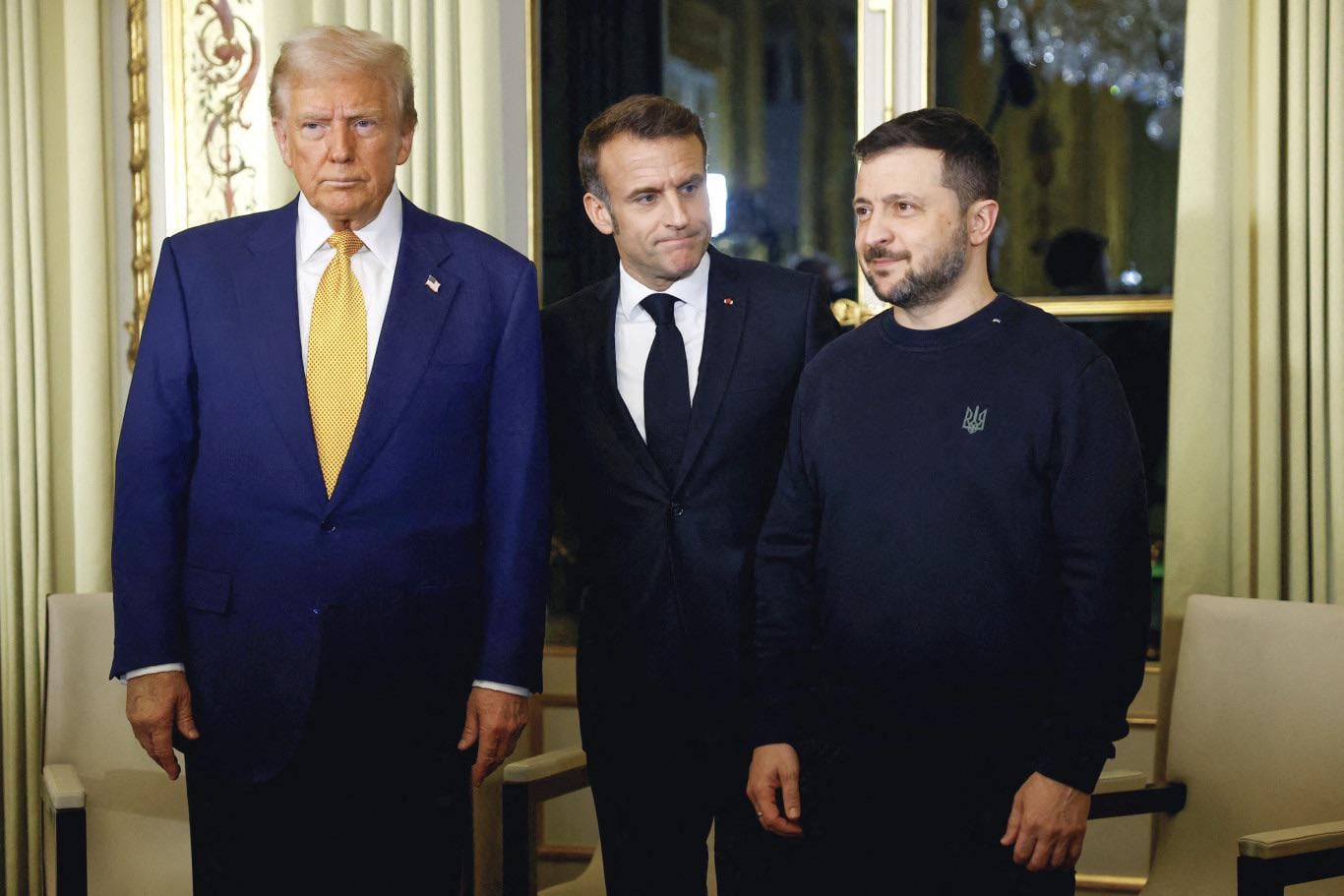 Műkedvelők: Trumpot és Zelenszkijt fogadta Macron a Notre-Dame újranyitása előtt