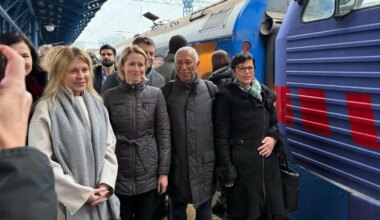 Kaja Kallas und António Costa im Nachtzug nach Kiew - Politik