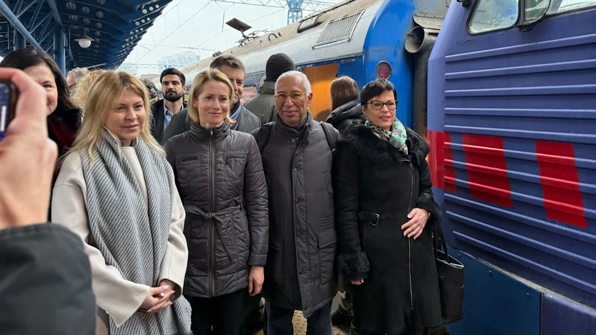 Kaja Kallas und António Costa im Nachtzug nach Kiew - Politik