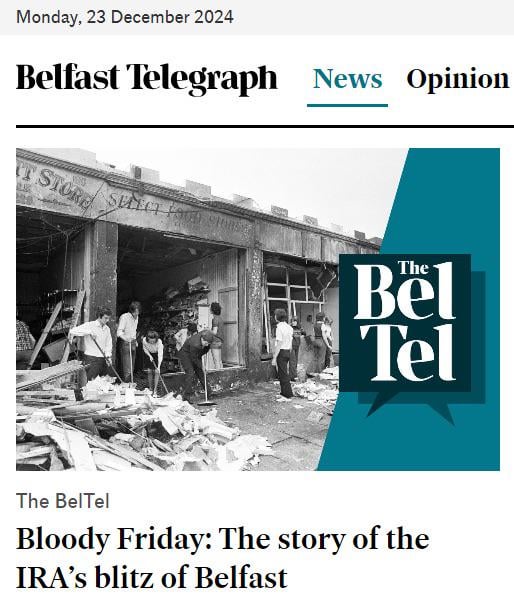 I see the Belfast Telegraph are getting into the Christmas spirit