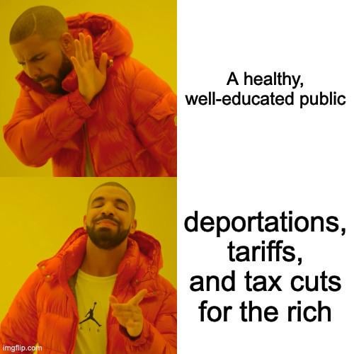 The preferences of our noblility, as demonstrated by the election.