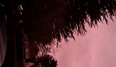 Pink sky in lurgan area