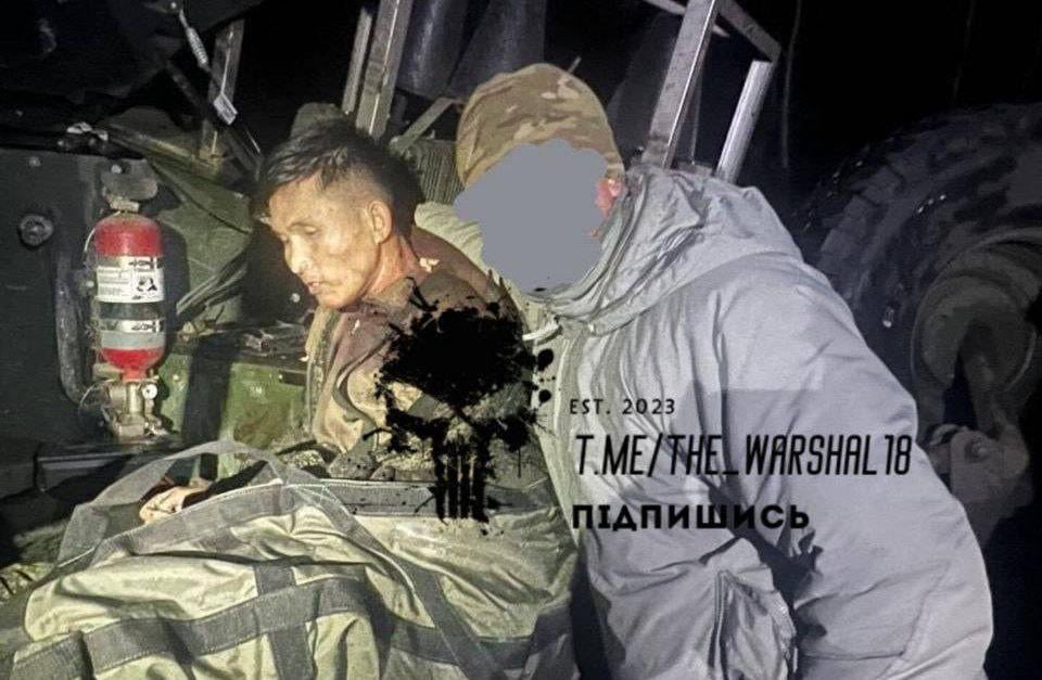 Allegedly the first North Korean soldier captured by the AFU in the Kursk region