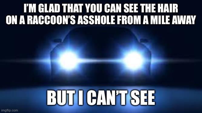 LED headlights gotta go